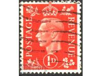 Клеймована марка Крал Джордж VI 1937 от Великобритания