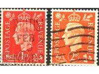Клеймовани марки Крал Джордж VI  1937 от Великобритания