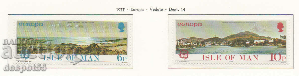 1977. Insula Man. EUROPA - Peisaje.