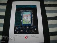 "Outside" painting by CherGarVan signed and stamped
