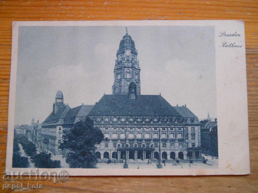 antique card - Germany (Dresden)