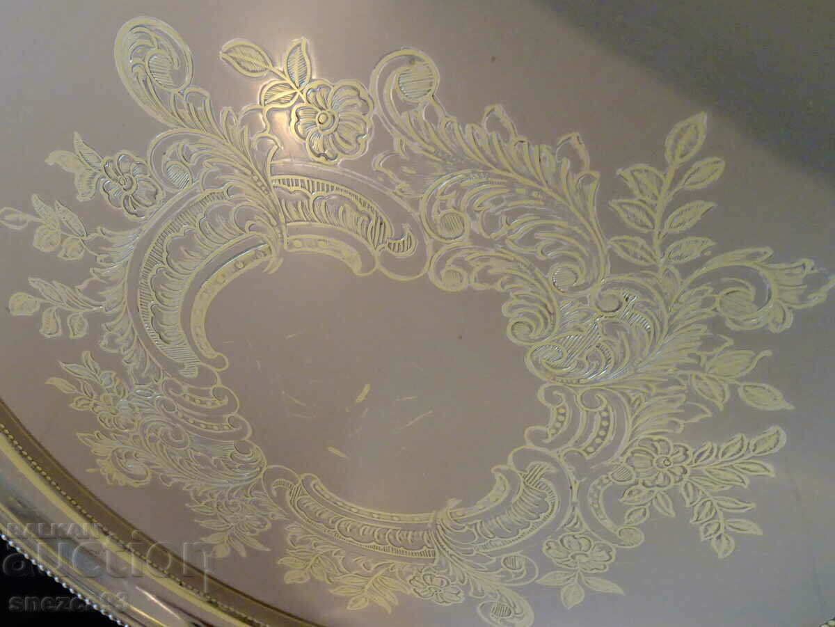 WMF посребрен поднос от бронз,барок. с цена 79.00 лв. | € 40.39 WMF посребрен поднос от бронз,барок. с цена 79.00 лв. | € 40.39