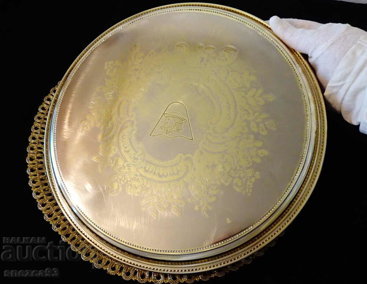 WMF посребрен поднос от бронз,барок. - 5 WMF посребрен поднос от бронз,барок. - 5