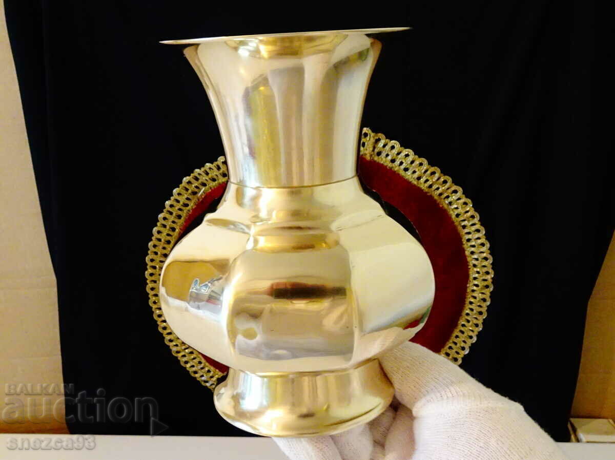 Auction  Bronze Jug, Carafe, Vase, Octagonal