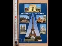 Картичка  Париж  Postcard  Paris