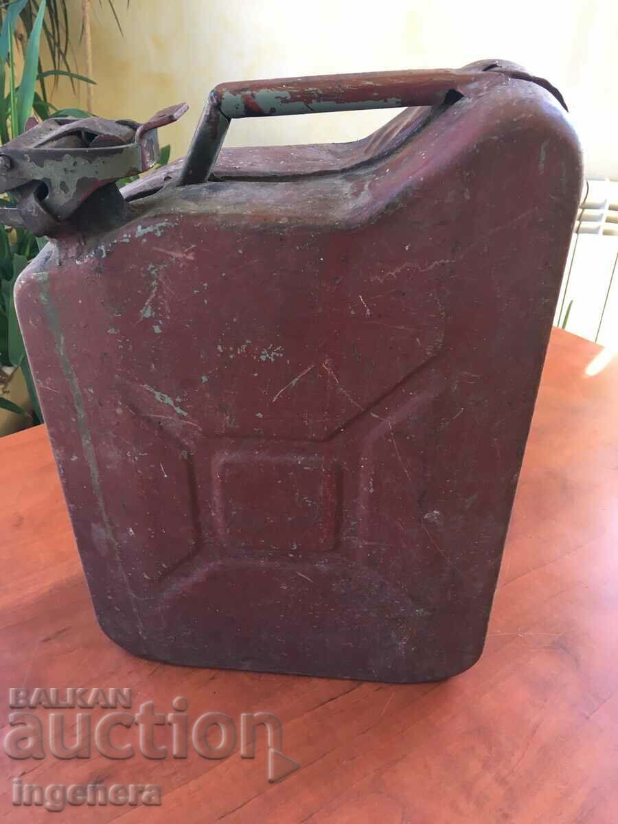 MILITARY METAL TUBE FROM SOCA 10 LITERS PETROL PETROL with price 14.00 BGN | € 7.16 MILITARY METAL TUBE FROM SOCA 10 LITERS PETROL PETROL with price 14.00 BGN | € 7.16