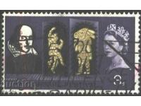 Клеймов марка Шекспир Кралица Елизбет II 1964 Великобритания