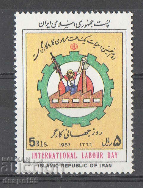 1987. Иран. Международен ден на труда.