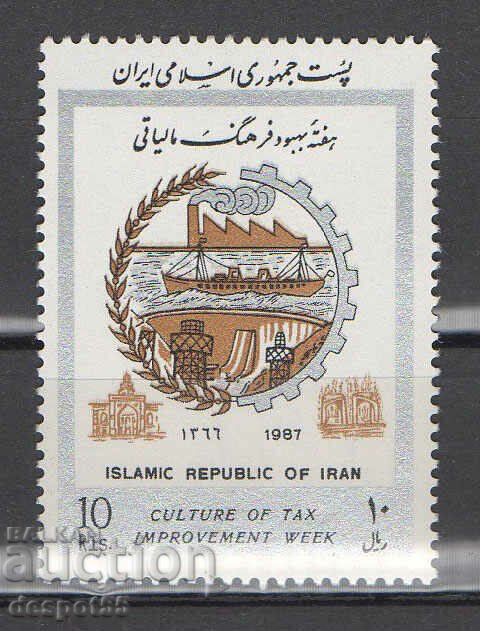 1987. Iran. Săptămâna îmbunătățirii culturii fiscale.