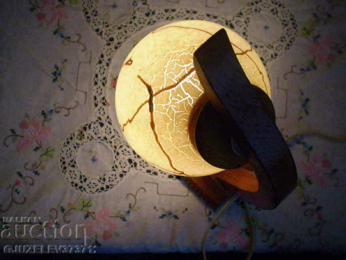 old electric wooden night lamp wood carving - 5 old electric wooden night lamp wood carving - 5