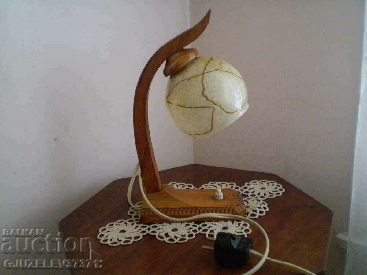 old electric wooden night lamp wood carving - 6 old electric wooden night lamp wood carving - 6