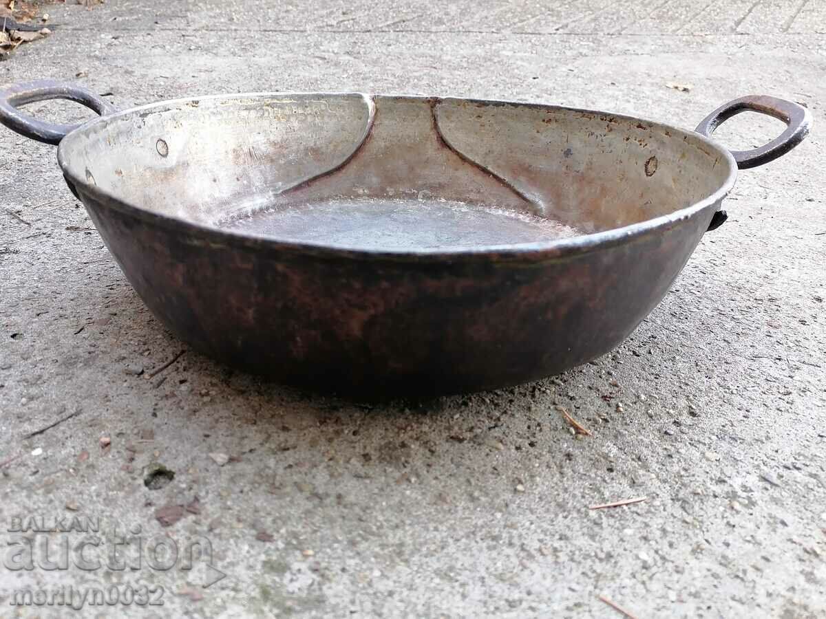 Auction Old copper tray, sahane, baker, tray, tray Auction Old copper tray, sahane, baker, tray, tray