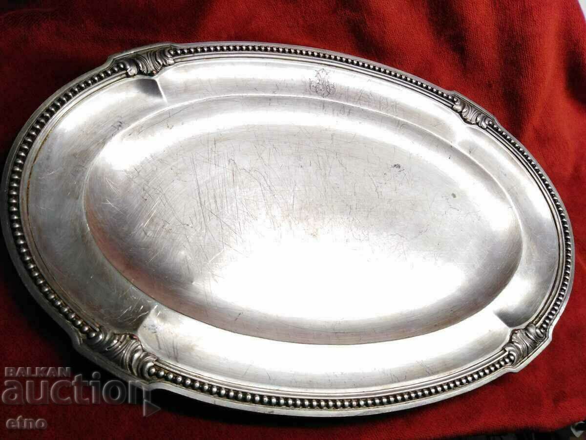 Auction RENAISSANCE SILVER MONOGRAM PLATE Auction RENAISSANCE SILVER MONOGRAM PLATE