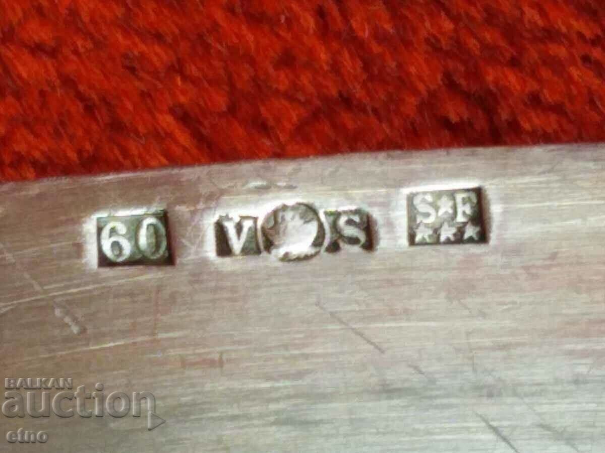 RENAISSANCE SILVER MONOGRAM PLATE - 5
