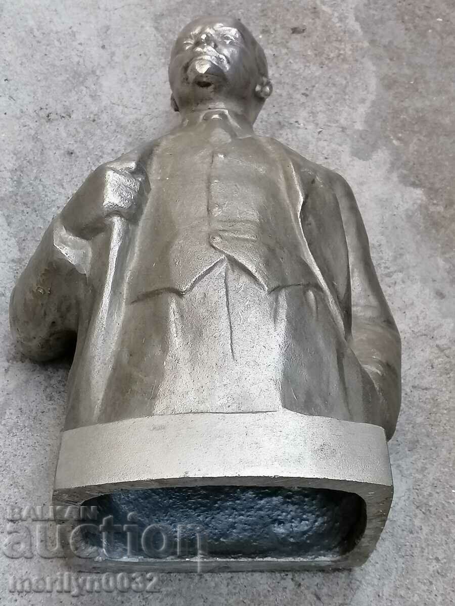 Aluminum bust of Lenin, figure, sculpture, statuette - 5 Aluminum bust of Lenin, figure, sculpture, statuette - 5
