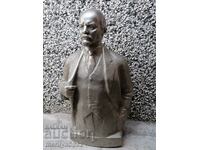 Bust din aluminiu al lui Lenin, figură, sculptură, statuetă