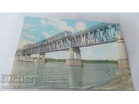 Пощенска картичка Русе Мостът на дружбата 1960