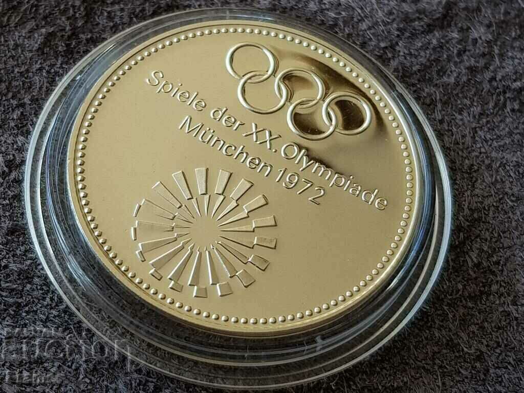 Placă cu medalie germană de argint München 1972 Moneda Oz Oz RRR cu preț € 60.00 | 117.35 BGN Placă cu medalie germană de argint München 1972 Moneda Oz Oz RRR cu preț € 60.00 | 117.35 BGN