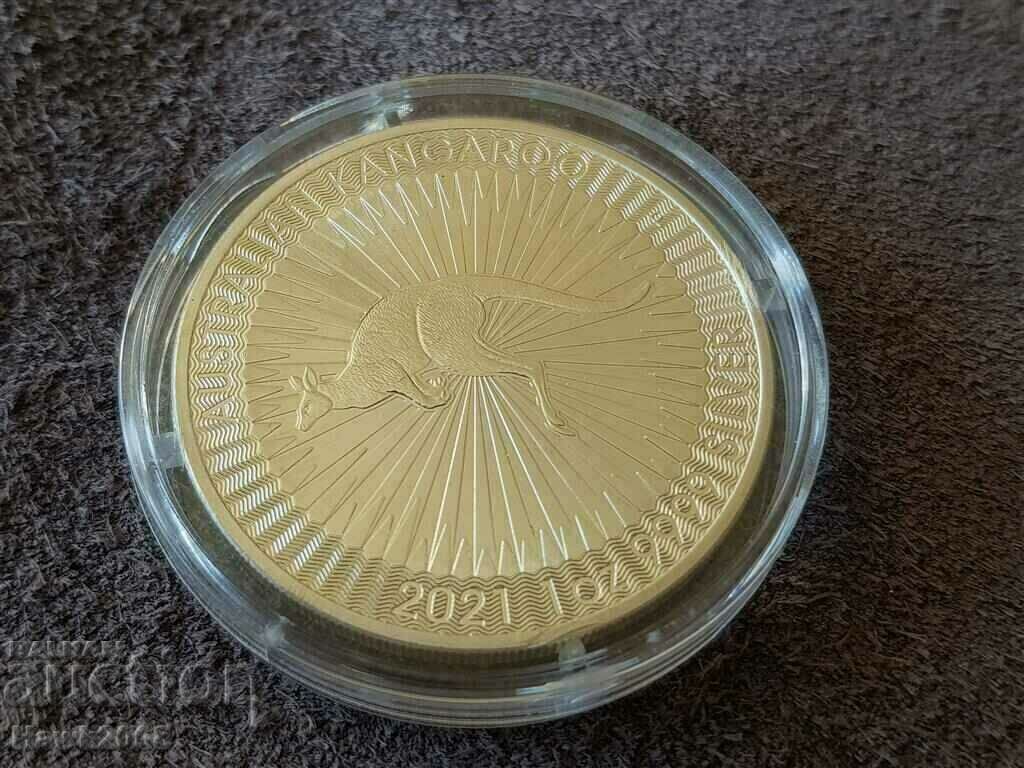 Auction  Silver 1 oz Australia Kangaroo 2021 1 silver oz