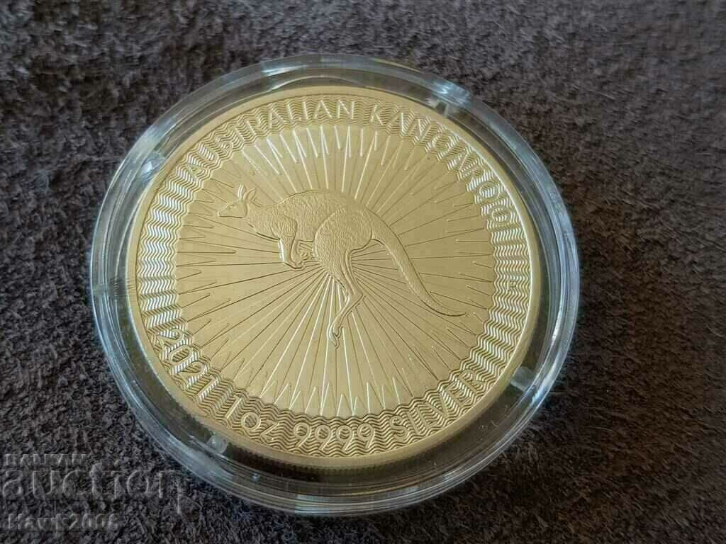 Silver 1 oz Australia Kangaroo 2021 1 silver oz