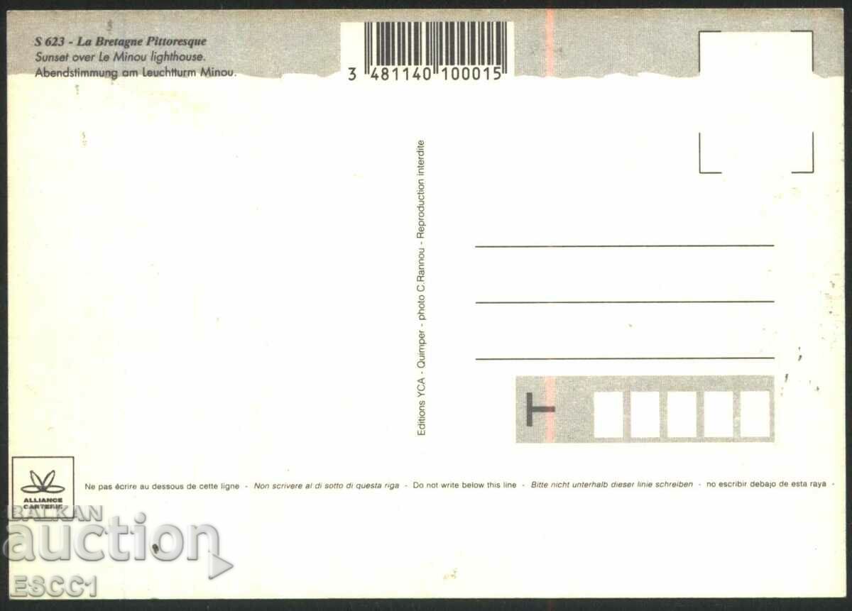 Postcard Brittany Lighthouse from France with price 2.00 BGN | € 1.02 Postcard Brittany Lighthouse from France with price 2.00 BGN | € 1.02