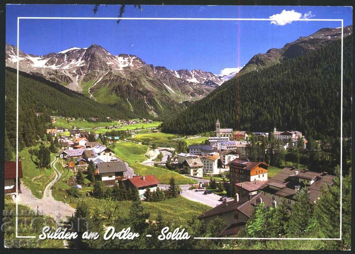 Postcard Sulden, National Park 2004 from Italy