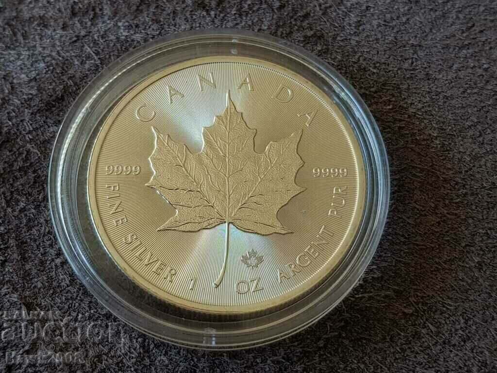 Delivery of Silver 1 oz Canada Maple Leaf 2021 1 silver oz Delivery of Silver 1 oz Canada Maple Leaf 2021 1 silver oz