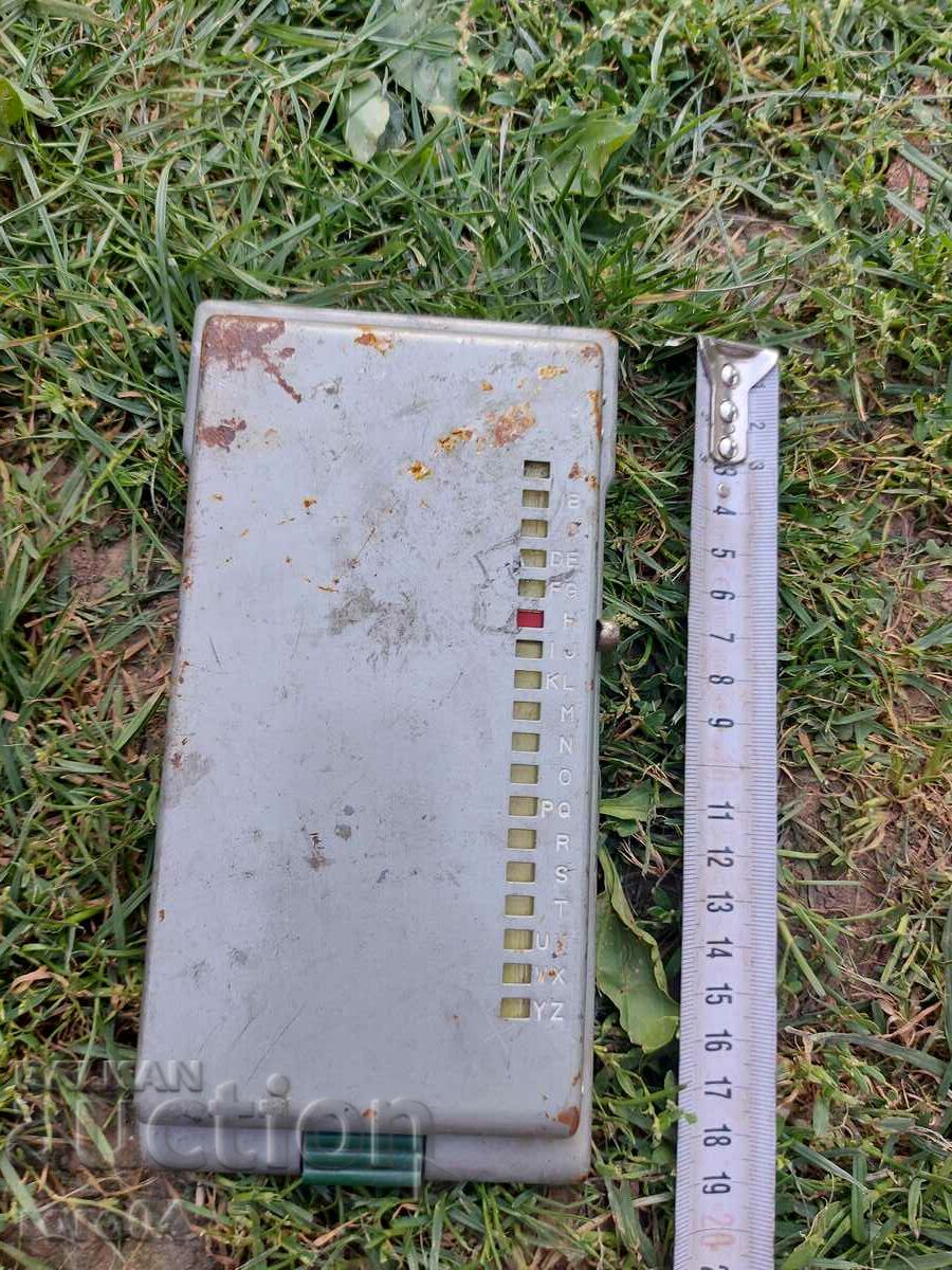 Auction SECRETARY - NOTEBOOK - SHEET METAL Auction SECRETARY - NOTEBOOK - SHEET METAL