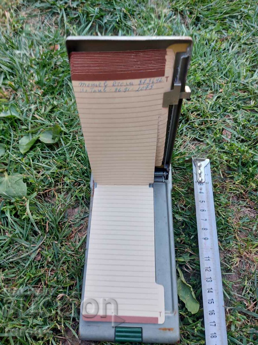 SECRETARY - NOTEBOOK - SHEET METAL - 6 SECRETARY - NOTEBOOK - SHEET METAL - 6