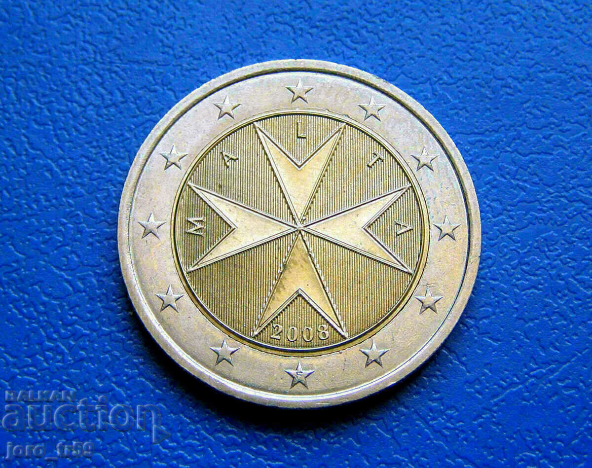 Malta 2 Euro Euro 2008F