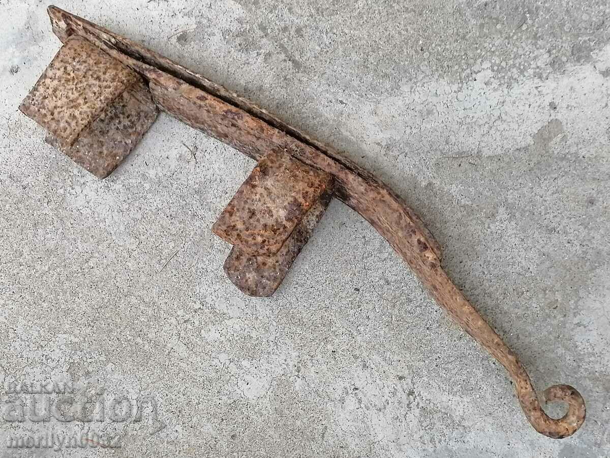 Auction Old brake for wagon wagon wrought iron primitive Auction Old brake for wagon wagon wrought iron primitive