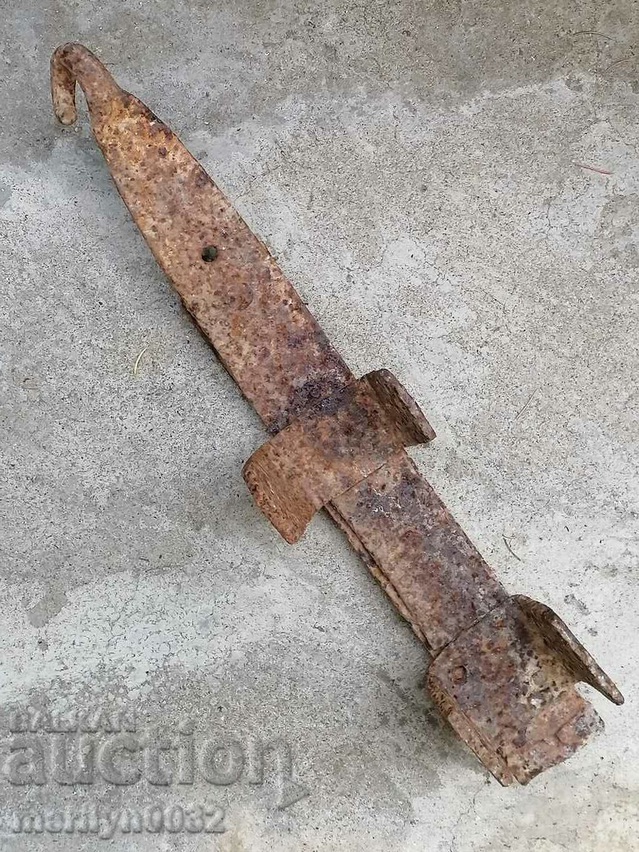 Old brake for wagon wagon wrought iron primitive - 5 Old brake for wagon wagon wrought iron primitive - 5