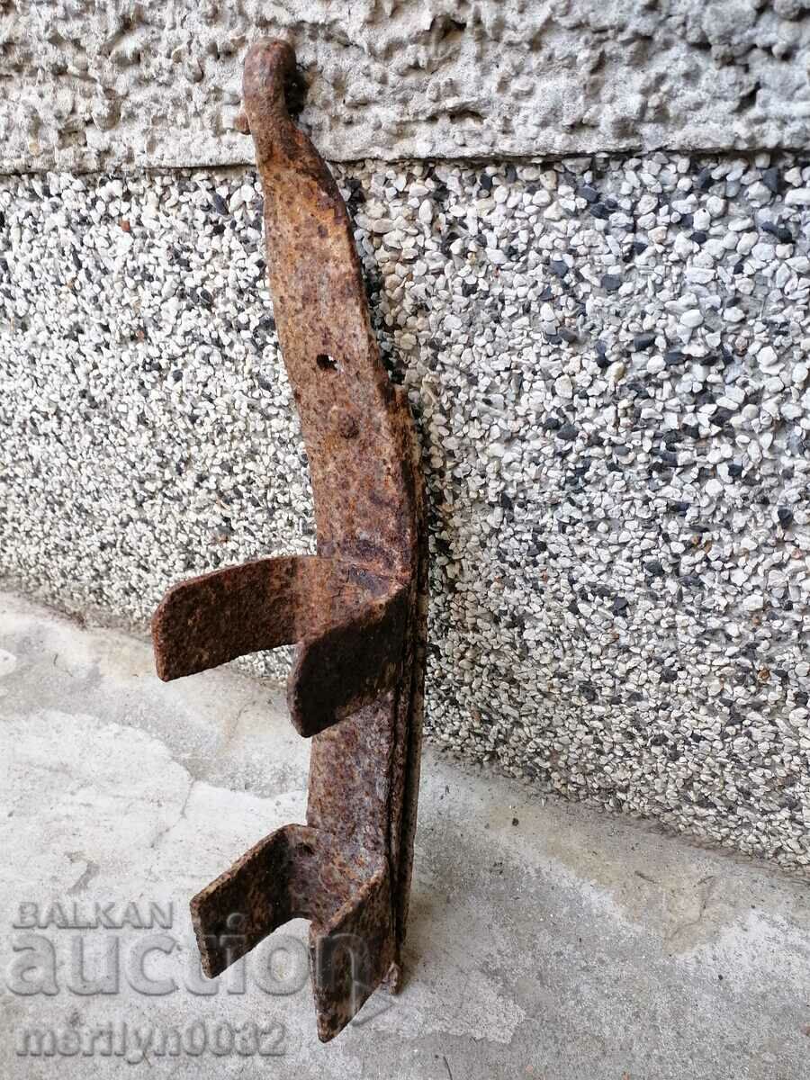 Old brake for wagon wagon wrought iron primitive