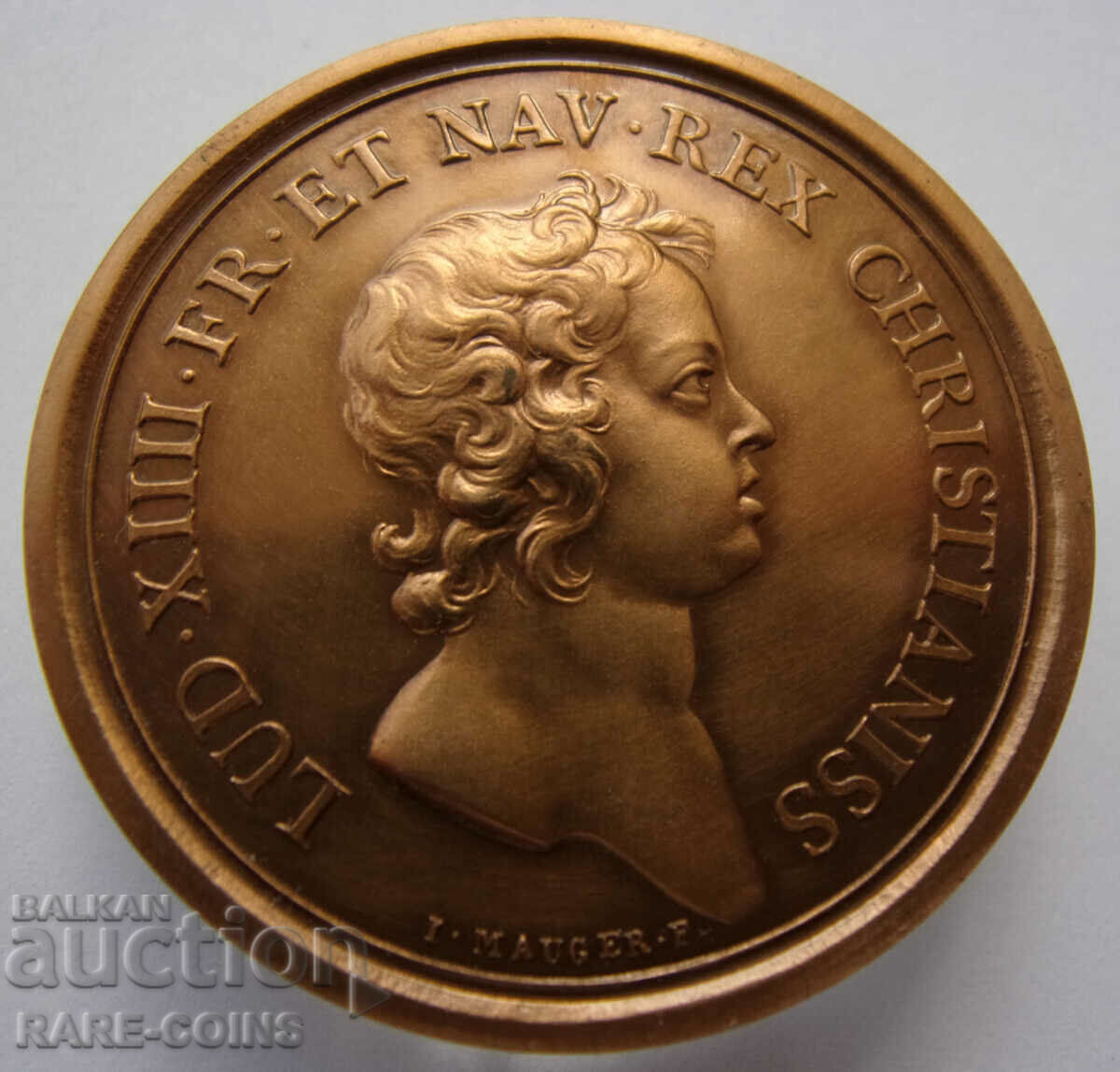 France Lowy XIII 1643 - 35.15 gr. - 41 mm. Rare Original with price € 63.91 | 125.00 BGN