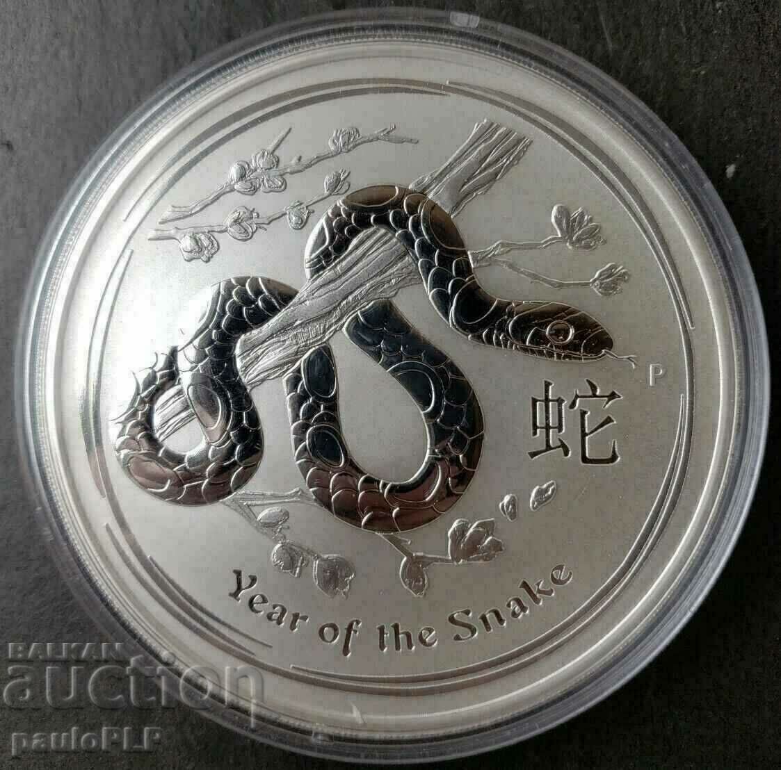 10 oz SILVER 2013 - LUNAR AUSTRALIA - SNAKE - UNC 10 oz SILVER 2013 - LUNAR AUSTRALIA - SNAKE - UNC