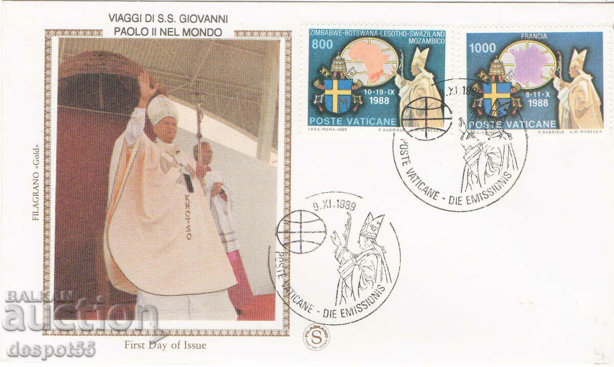 1989. The Vatican. First Day Envelope - Perfect!