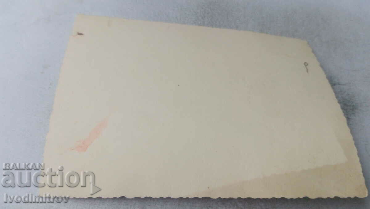 Photo Two men with a vintage car next to an old house with price 1.65 BGN | € 0.84