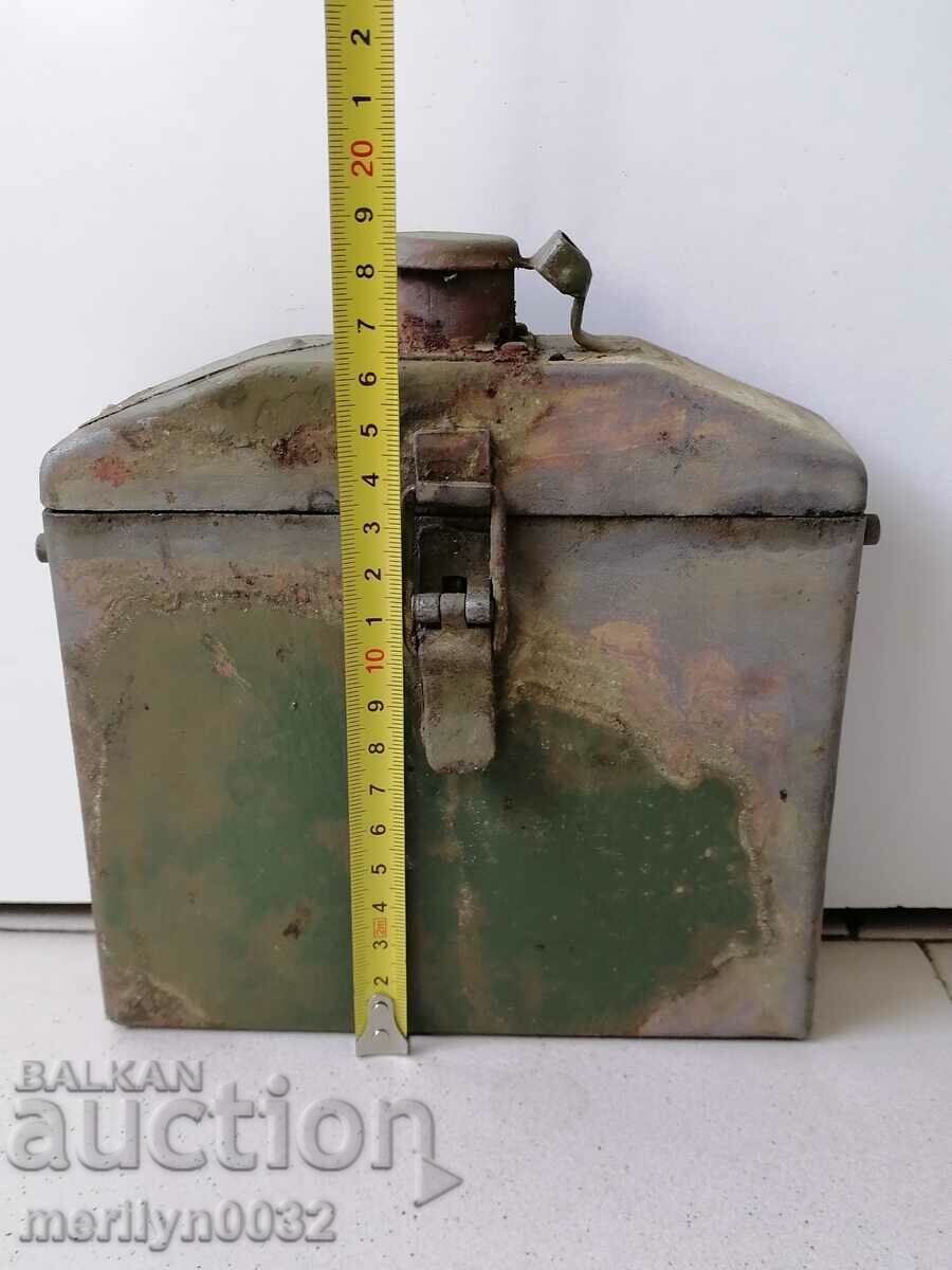 Παράδοση κουτί μεταλλικό κουτί Στρατού Β 'Παγκοσμίου Πολέμου