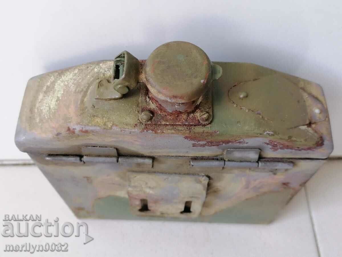 κουτί μεταλλικό κουτί Στρατού Β 'Παγκοσμίου Πολέμου - 7