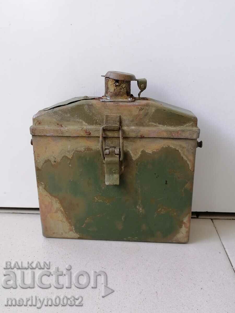 κουτί μεταλλικό κουτί Στρατού Β 'Παγκοσμίου Πολέμου