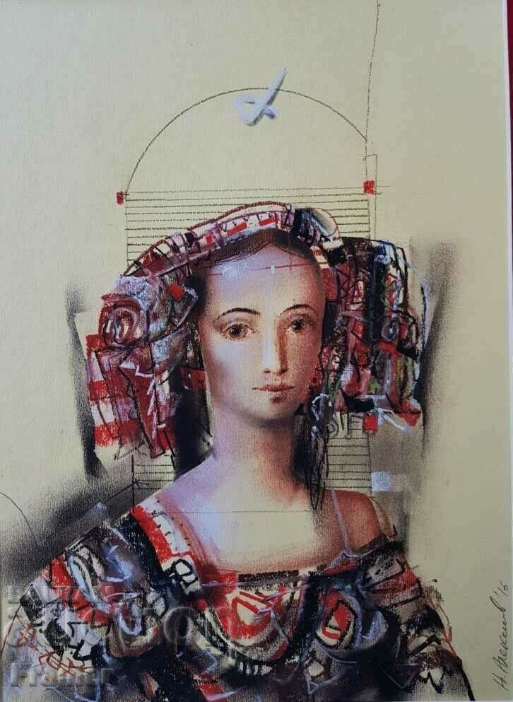 Nikolay Alexiev Portrait of a girl 2016 Hopeful with price 570.00 BGN | € 291.44 Nikolay Alexiev Portrait of a girl 2016 Hopeful with price 570.00 BGN | € 291.44