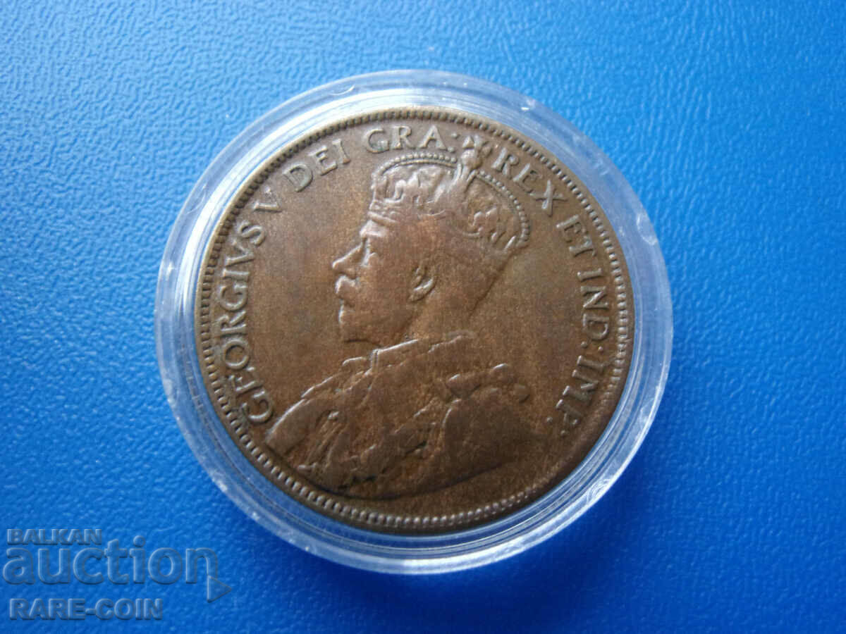 RS(44) Canada-1 cent 1913-rar în calitate.BZC