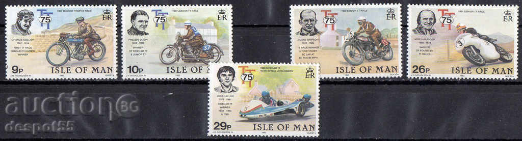 1982 Insula Man. Curse de motociclete.