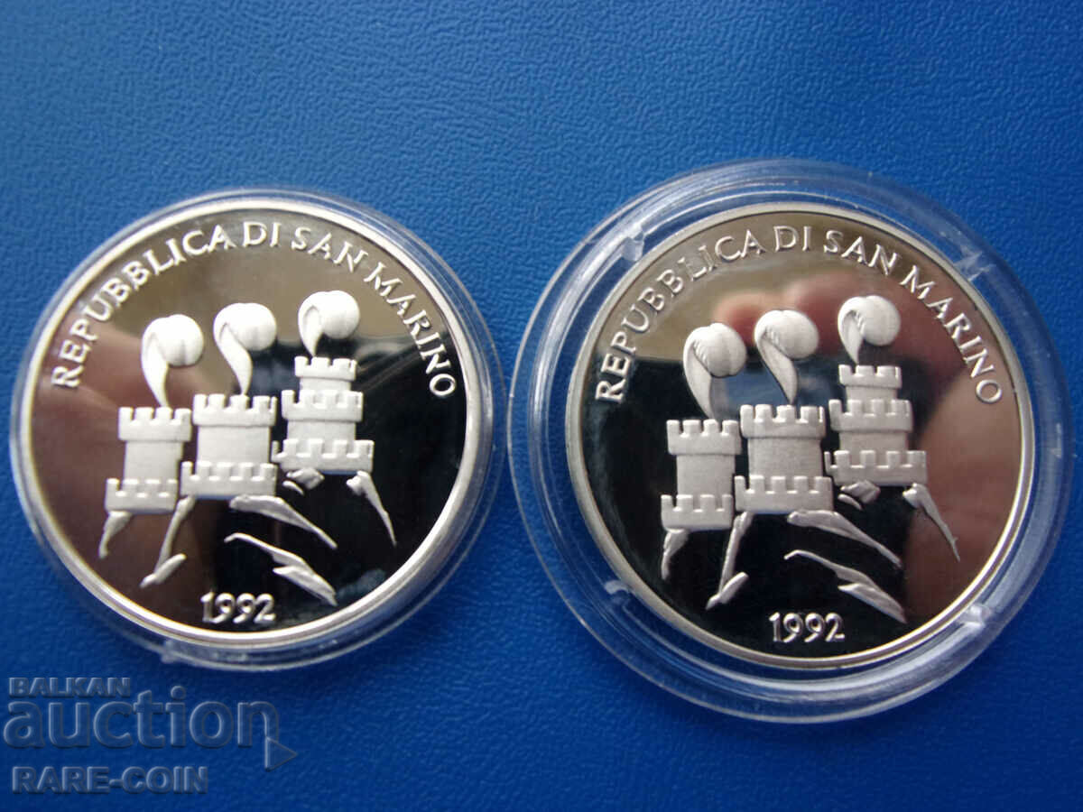 RS(44) San Marino-Setul Olimpic 1992-argint.BZC cu preț € 51.13 | 100.00 BGN