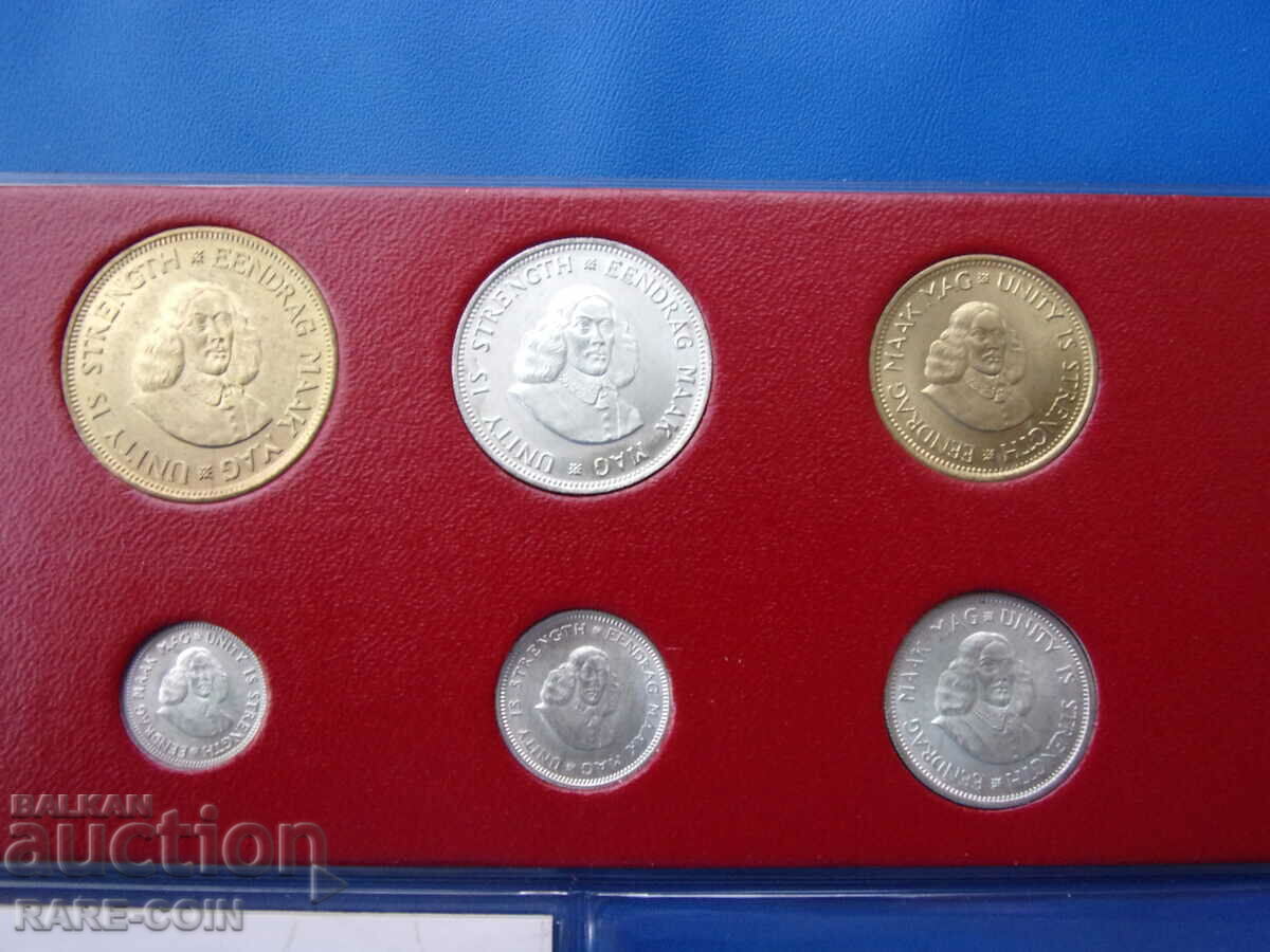 Livrarea RS(44) Africa de Sud - SET de argint 1961-64 - tiraj foarte mic. BZC