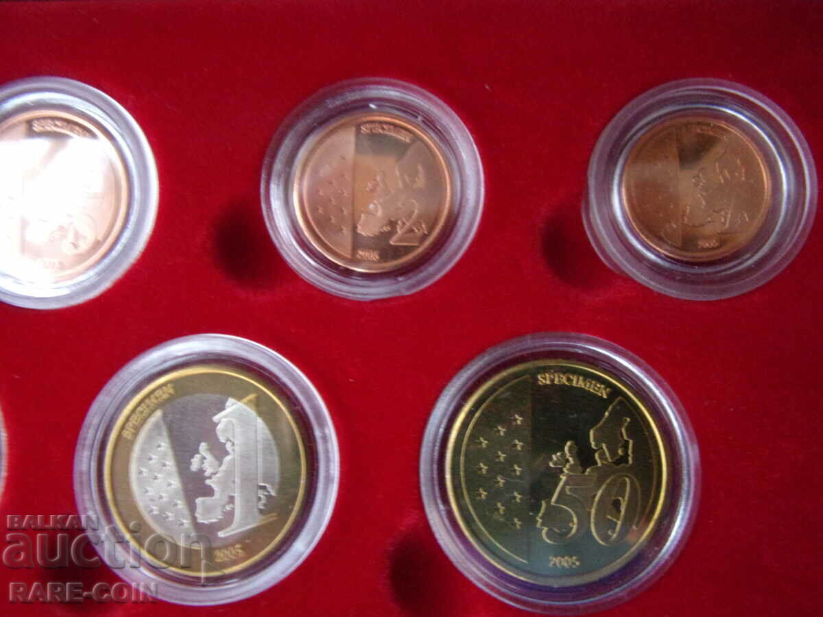 Livrarea RS(44) Vatican- Trial Euro SET 2005 + medalie de argint-''999