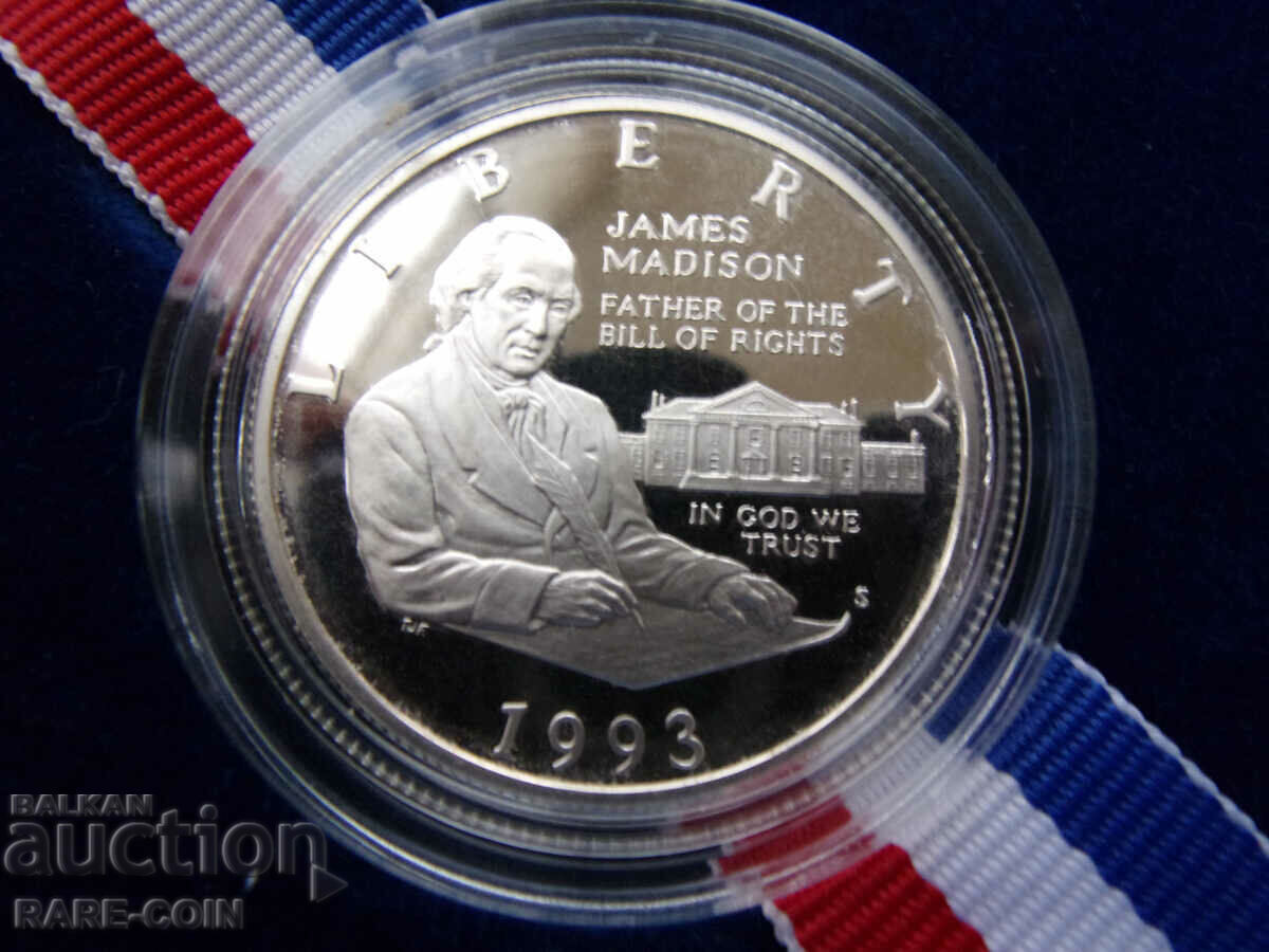 RS(44) SUA- 1/2 dolar 1993-Mat-Lucius-Silver-Rare.BZC cu preț € 28.12 | 55.00 BGN