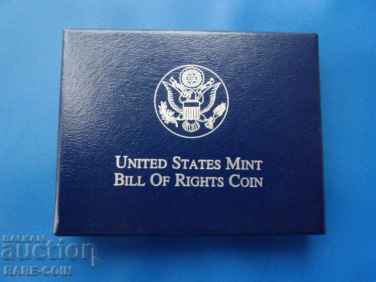 RS(44) USA- 1/2 Dollar 1993-Matte-Gloss-Silver-Rare.BZC