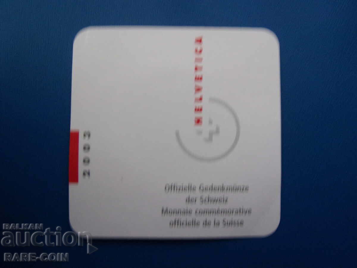 RS(44) Elveția- 5 franci 2003-Bimetalic-rar.BZC - 5