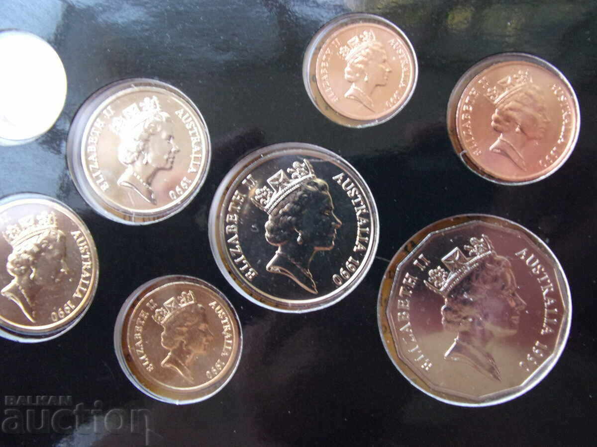 Livrarea RS(44) Australia- SET 1990- tiraj foarte mic.BZC